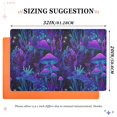 thumbnail image 6 of Yayeee Doormat for Inside 20"x32" Absorbent Low-Profile Washable Non-Slip Rubber Backed Entryway Rug, Purple Mushrooms Pattern, 6 of 8