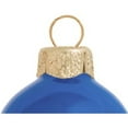thumbnail image 3 of Whitehurst 12ct Blue Delft Pearl Finish Glass Christmas Ball Ornaments 2.75" (70mm), 3 of 4