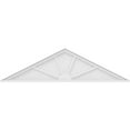 thumbnail image 3 of Ekena Millwork 66"W x 17-1/2"H x 2"P (Pitch 6/12) Peaked Cap 4 Spoke Architectural Grade PVC Pediment, 3 of 8
