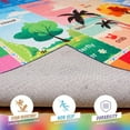thumbnail image 3 of YJ.GWL Kids Play Rug ABC Educational Area Rug Learning Carpet for Children Play Mat for Bedroom Playroom Nursery,Blue & Colorful,5x7 Feet, 3 of 6