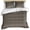 Brown, variant on 3 Piece Geometric Grey,Duvet Cover Set California King,Microfiber Comforter/Quilt Cover with Corner Ties and 2 Pillowcases,Abstract Contemporary Minimalist Line All Season Bedding with Zipper Closure