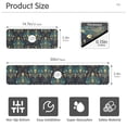 thumbnail image 3 of Yayeee Faucet Mat for Kitchen Sink 14.7" Diatomite Long Splash Guard Pad, Gold Peacock Pattern, 3 of 7