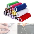 thumbnail image 4 of Wdftyju Juego de conos de hilos de coser multiusos de poliéster de colores mezclados de carretes de 12 piezas Wdftyju 1rf4ed5yt1ut2jx7, 4 of 7