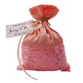 thumbnail image 1 of 20 Satin and Net Drawstring Gift Pouch Small Favor Bags Wedding Party Rustic With Personalized Paper Tags, 1 of 1