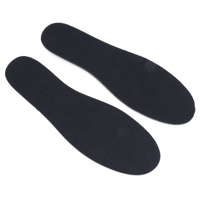 EeaseMX 1 par de plantillas invisibles de 2 cm con aumento de altura, almohadillas completas, cómodas, de esponja para hombres y mujeres (negras)