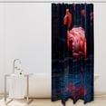 thumbnail image 2 of Flamingo Waterproof Shower Curtain Set with Hooks - Printed Bathroom Curtains - Decorative Bathroom Shower Curtains, 2 of 6