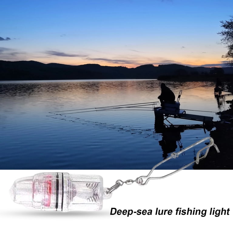 deep ocean fish light lure Fish Attraction Light Waterproof with Buckle Portable High Brightness  Submersible Mini Deep Sea Underwater LED Lure Gathering Lamp for Outdoor  Fishing