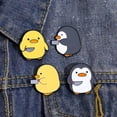 thumbnail image 2 of GKNET Cutie Killer Enamel Pins Chick Little Penguin Dagger Knife Brooches Lapel Bad_tu-A2, 2 of 9