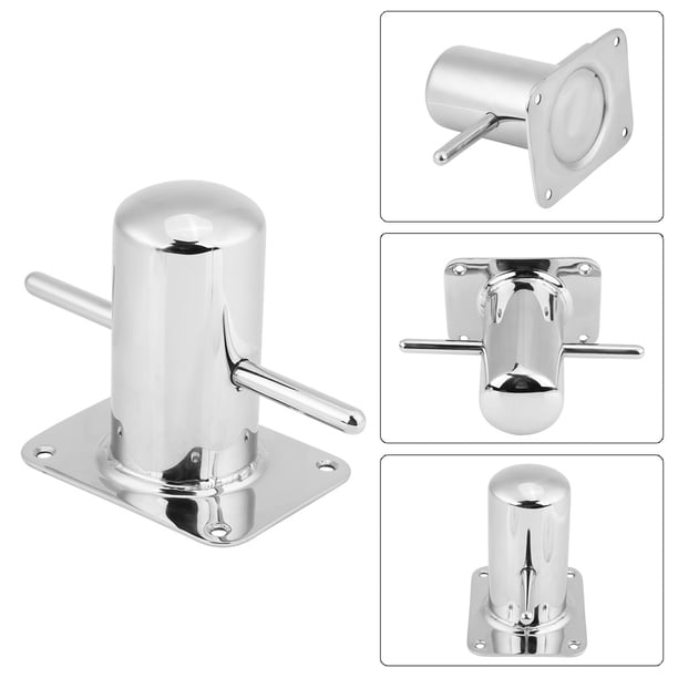 Taquet D’amarrage Double Croix En Acier Inoxydable 316 – Antirouille, 335 X 140 Mm, Pour Bateaux Et Yachts
