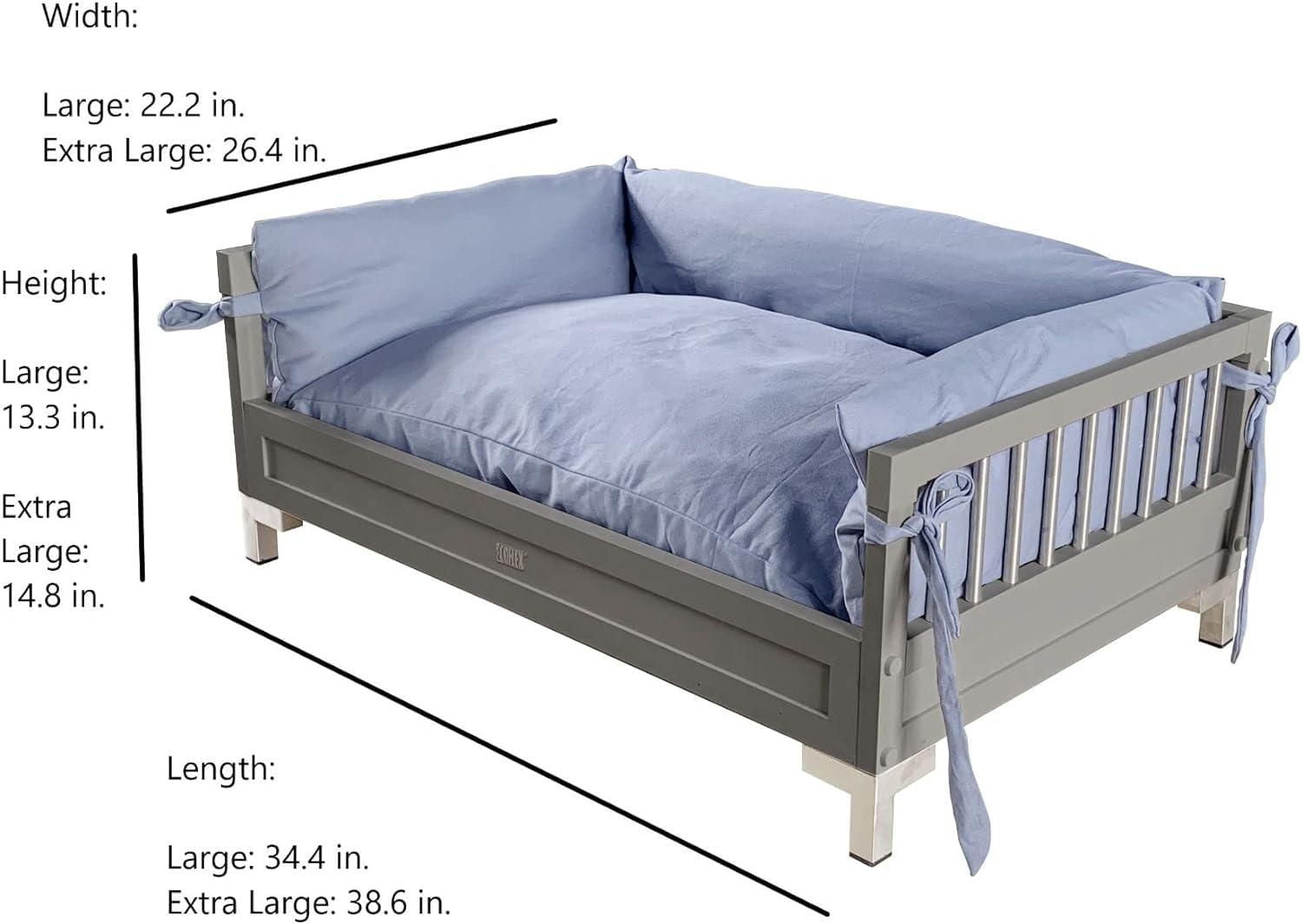 Grand lit Manhattan New Age Habitat N Home gris