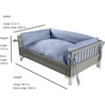 thumbnail image 3 of New Age Pet® ECOFLEX® Manhattan Raised Dog Bed with Cushion for Large Dogs, 3 of 7