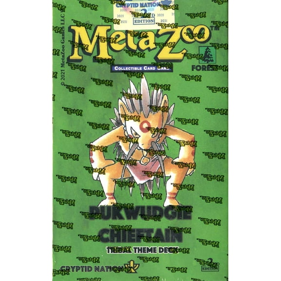 MetaZoo Cryptid Nation Base Set Pukwudgie Chieftain Release Event Box (2nd Edition)