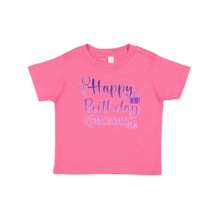 

Inktastic Purple Happy Birthday Mommy Gift Baby Boy or Baby Girl T-Shirt