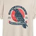 thumbnail image 3 of Yellowstone - Can't Reason With Evil Crow - Women's Oversized T-Shirt, 3 of 6