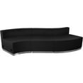 thumbnail image 4 of Flash Furniture Hercules Alon 3 Piece Reception Seating in Black, 4 of 8