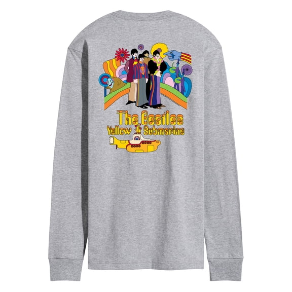 The Beatles - Retro Yellow Submarine - Men's Long Sleeve Graphic T-Shirt