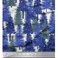thumbnail image 1 of Soimoi Viscose Chiffon Fabric Cedar Tree Print Fabric by Yard 42 Inch Wide, 1 of 1