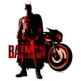thumbnail image 2 of Women's The Batman Red Batcycle  Graphic Tee White X Large, 2 of 4