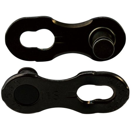 KMC DLC ミッシングリンク CL-555R（再利用可）11スピード用 11速用 11S用 RE-USABLE Missing Link (ブラック) [並行輸入品]