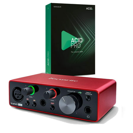 Focusrite Scarlett Solo (3rd Gen) with Pro Tools First And Acid Pro 9 Download