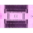 thumbnail image 1 of Ahgly Company Indoor Rectangle Abstract Purple Modern Area Rugs, 8' x 10', 1 of 4