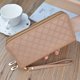 thumbnail image 4 of Laklulu Cartera con doble cremallera, cartera de doble capa de gran capacidad, 4 of 5