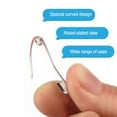 thumbnail image 3 of stanreset 100 Pieces Metal Curved Pin Clothes Stitching Craft Pins Tool Knitting Supply Home Professional Tailor 28mm 1Set, 3 of 6