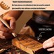 thumbnail image 2 of Exotic Hardwood 5 Balls Massage Comb Handmade Scalp Body Relaxation Tool Portable Wood Gift Set for Women Men, 2 of 5
