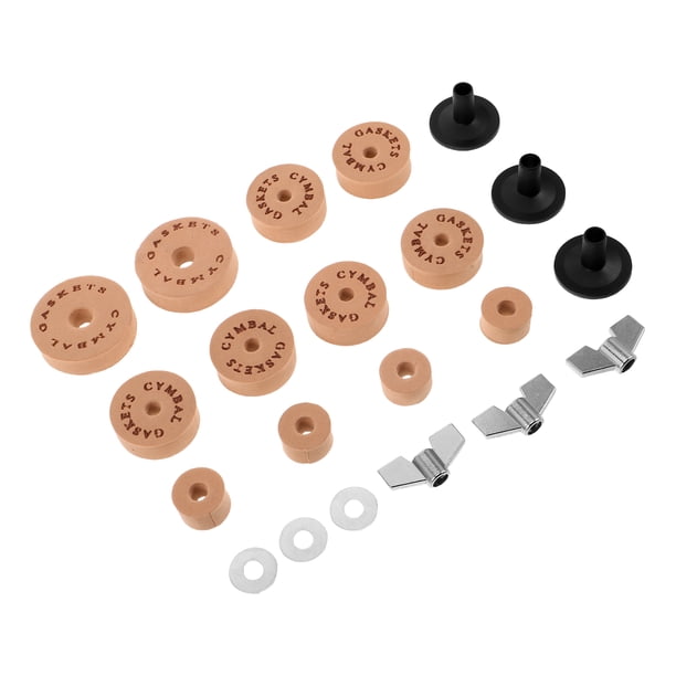 Luxshiny 1Jgo Accesorios Para Kit De Batería Con Almohadillas De Fieltro Y Arandelas Para
