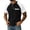 Black, variant on Mens Short Sleeve Henley Shirts Casual Waffle Knit Colorblock Raglan T-Shirts, Summer Leisure Lounge Tops with Pocket Quick Dry Breathable Outdoor Fashion Tee