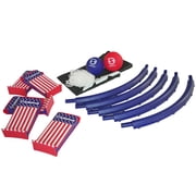 Spikeball: Weekender USA Set - Red-White-Blue - Roundnet: Blends Volleyball & 4 Square, Outdoor Yard Game, Balls-Net Structure-Bag, Beach-Sports Play