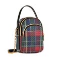 thumbnail image 7 of FORMRS Crossbody Bag for Women Shoulder Cell Phone Purse with Zipper, Warm Tartan Mosaic, 7 of 7