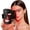 Black, variant on ARIVEA LED Red Light Therapy Face Mask, Wireless Rechargeable Red Light Therapy Device for Face, Home & Travel，White