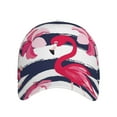 thumbnail image 2 of Haiem Pink Flamingos Baseball Cap Dad Hat Cotton Soft Adjustable Fashion Hats for Men Women Unisex Style Headwear, 2 of 9