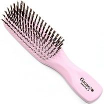 Gentle 6.5" Nylon Bristle Scalp Sensitive Travel Size Hair Brush