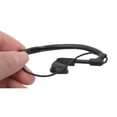 thumbnail image 6 of SagaSave 2 Pin Mic Earpiece Earphone Headset PTT Plastic Earbud Black, 6 of 6