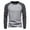 Gray, variant on Qingpeng Men's Casual Long Sleeve T-Shirts Crewneck Shirt Tops