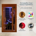 thumbnail image 6 of DYNAMIC SAUNAS Barcelona 1 to 2 Person Low EMF FAR Infrared Home Sauna, 6 of 9