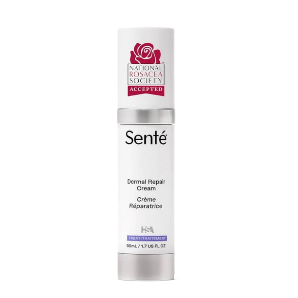 Crema facial Sente Dermal Repair para pieles propensas a la rosácea, 50 ml