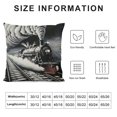 thumbnail image 5 of Shiartex Steam Engine Throw Pillow Cushion Cover, Locomotive Red Black Train on Steel Railway Track Travel Adventure Graphic Print, Decorative Square Accent Pillow Case, White, 5 of 5