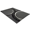thumbnail image 3 of Allstar Modern Accent Rug with Touching Ring design Grey 5' x 8' 5' x 8', 3 of 5