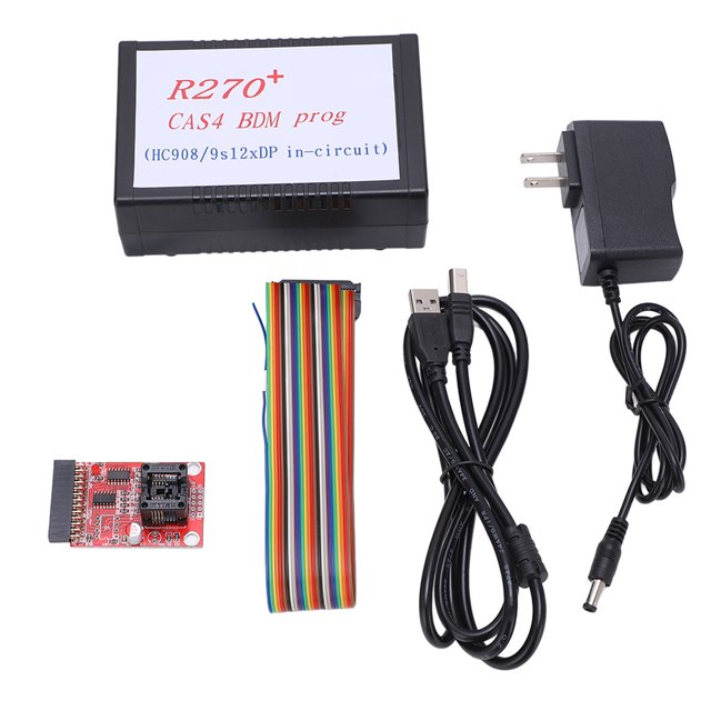 Programador BDM profesional ABS portátil R270 herramienta de programación de llave automática para módulos EIS CAS,SRS ECU enchufe estadounidense 100-240V Jadeshay A