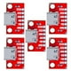 thumbnail image 1 of 5PCS/Lot USB Type-C Breakout Board Serial Basic Breakout Female Connector Type PCB Converter Board, 1 of 5