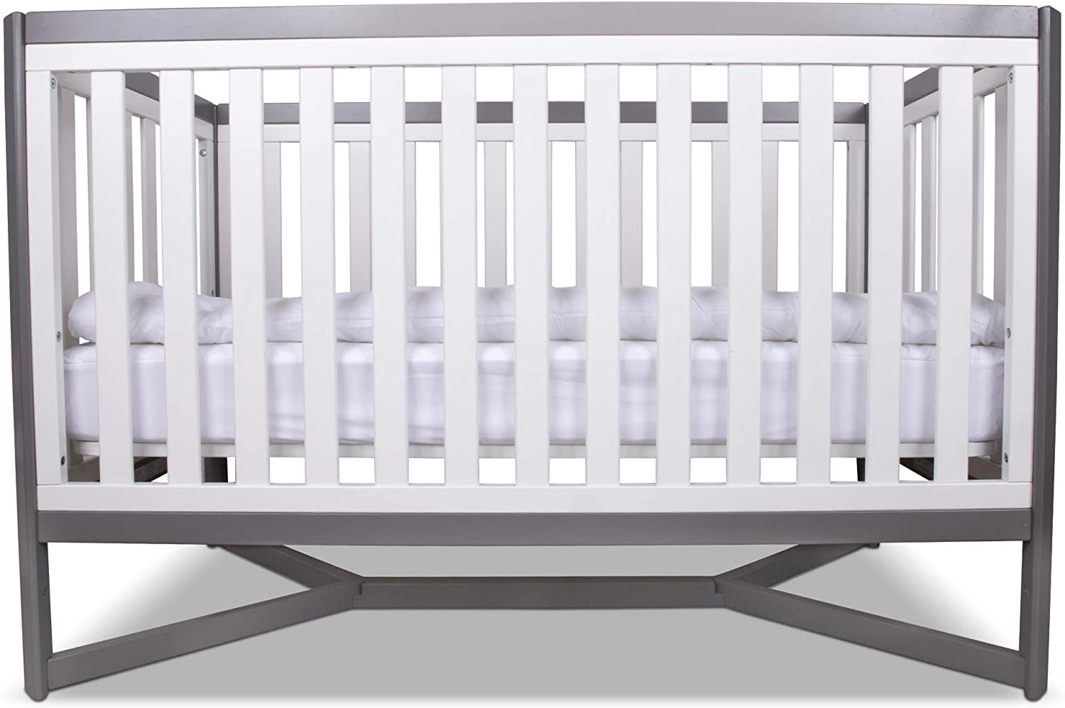 Polyfill Toddler Comforter for Crib & Bed, Lightweight and Breathable, Baby Quilt Blanket (36x51) White