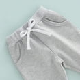 thumbnail image 6 of Soepste Toddler Baby Boy Hoodie Sweatshirt Drawstring Jogger Pants 2‑Pcs Outfit Long Sleeve Suit, 6 of 9