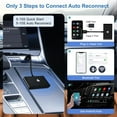 thumbnail image 4 of REQO Android Auto Wireless Adapter for Car, Android Auto, Wireless Android Auto Car Adapter, Wireless Android Auto Bluetooth Adapter 5Ghz WiFi Auto Connect No Delay Online Update, Plug & Play, 4 of 8