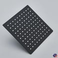 thumbnail image 2 of Regadera Cuadrada Tipo Lluvia Acero Inoxidable Negro Mate Picool Cuadrado, 2 of 8