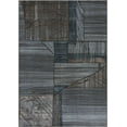 thumbnail image 2 of HR Premium Super Soft Polyester Abstract Area Rug with Monochromatic/Linear Pattern in Steel, Gray, Blue & Multi-Color - Luxurious and Durable Home Decor, 2 of 6