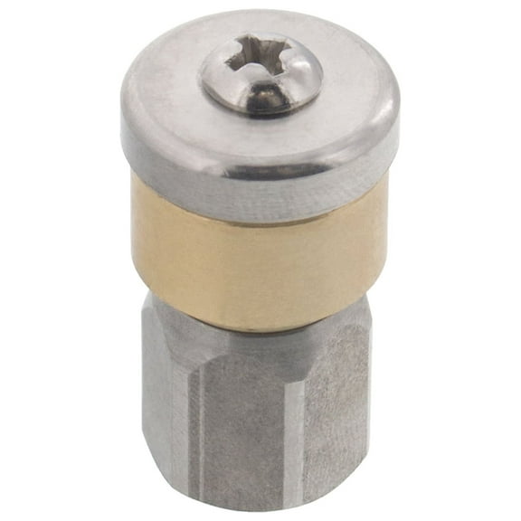 Erie Tools Rotating 1/8" Sewer Jetter Nozzle for Drain Cleaning 2.0 Orifice