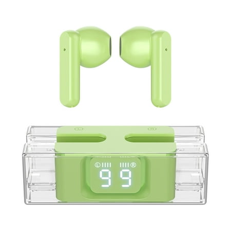 Kyusrd SP28TWS Transparent E90 Digital Bluetooth Headphones 5.3 Long Range Wireless